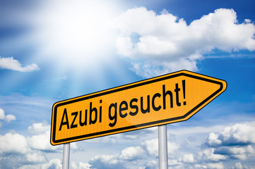 Wegweiser mit Azubi gesucht