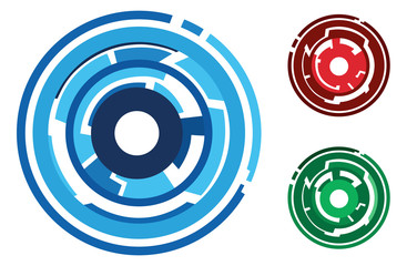 abstract techno vector illustration