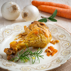 stewed chicken - pollo in umido