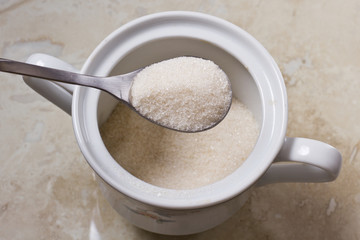 teaspoon with sugar
