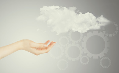 Cloud computing concept