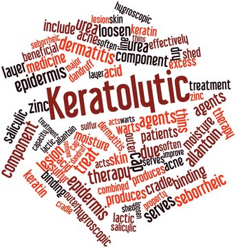 Word cloud for Keratolytic