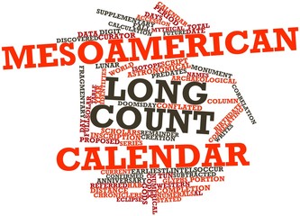 Word cloud for Mesoamerican Long Count calendar