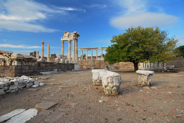 Pergamon-Pergamum Ancient City of Turkey and Anatolian-Bergama