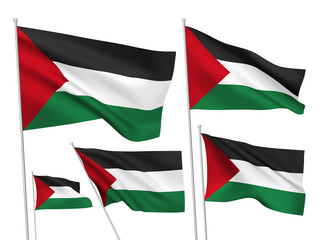 Palestine vector flags