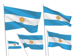 Argentina vector flags