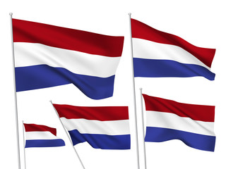 Netherlands vector flags
