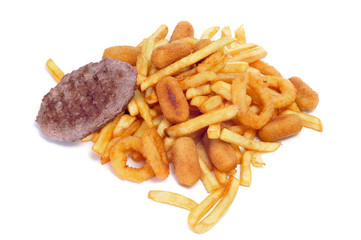 fried and fattening food