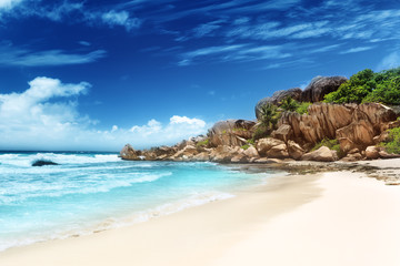 Grande anse beach, La Digue island, Seychelles