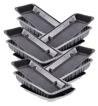 Stack of Food Trays