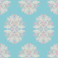 pattern with pink berries