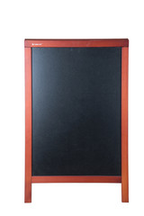Fototapeta premium easel isolated with white background