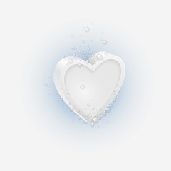 Effervescent tablet in shaped Heart