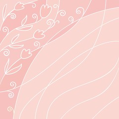 Floral background. Vector iilustration.