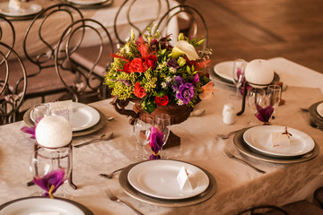 Wedding table.