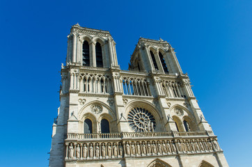 Notre Dame Cathedral on bright summer day