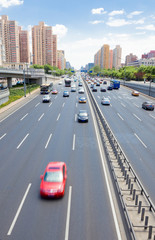 traffic through downtown