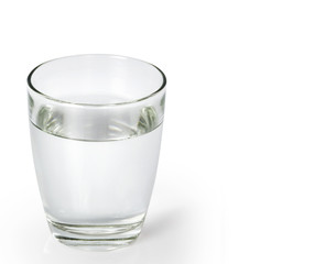 Glass with water
