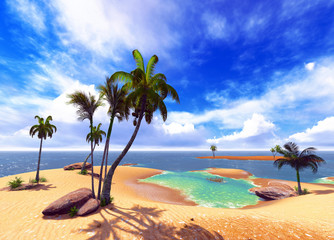 Obraz premium Hawaiian paradise