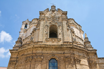 Fototapeta na wymiar Kościół św Giuseppe. Nardo. Apulia. Włochy.
