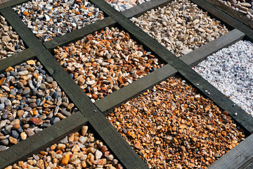 Different types of gravel