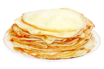 Pancakes on a plate
