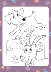 Acrylic prints DIY The coloring plate - illustration for the children