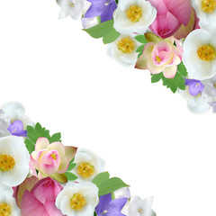 フラワーアレンジメント斜め 配置