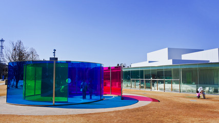 Installations du Musée d& 39 Art Contemporain du XXIe siècle