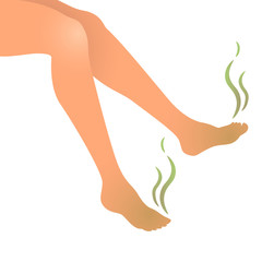 smelly stinky feet odor