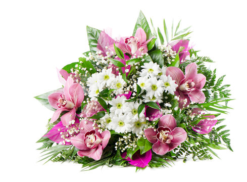 beautiful  fresh flowers bouquet