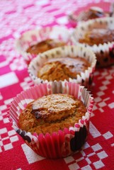 Homemade vegetarian muffins