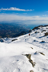 Alpinismo alle spalle di Genova