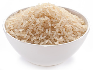 Rice in a bowl.