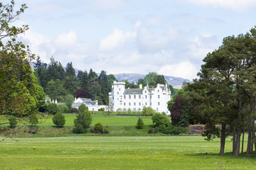 Fototapeta na wymiar Blair Castle, Perthshire, Szkocja
