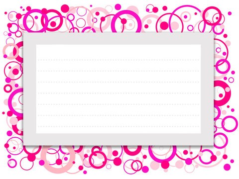 Cart&atilde;o para escrever mensagem