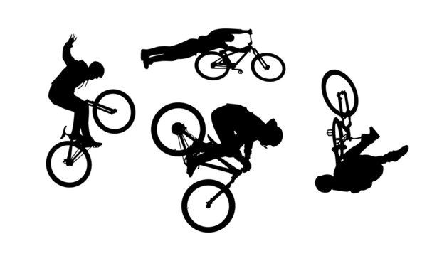 Bike silhouettes