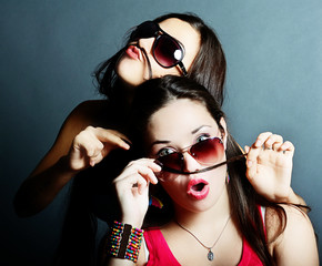 fashionable club girls