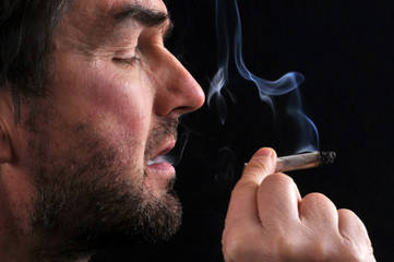 Le fumeur de cannabis