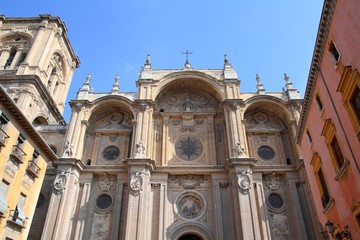Fototapeta premium Granada cathedral in Spain