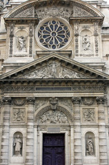 Obraz premium Portal of the Church Saint Etienne du Mont, Paris