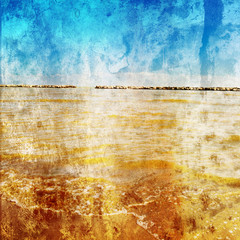 Mare spiaggia quadro