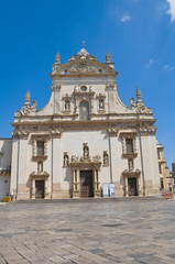 Mother church. Galatina. Puglia. Italy.