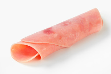 Rolled slice of ham