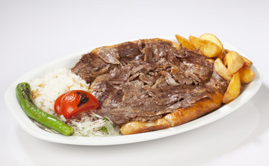 Döner And Grill Potato in Plate Service