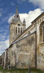 Fototapeta premium Ancient church in old Cesis city, Latvia, Europe