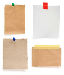 ragged note paper