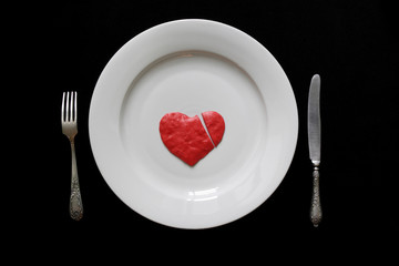 Eating of the human heart