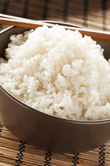 Bowl of Organic White Rice