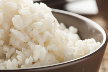 Bowl of Organic White Rice